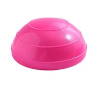 Amagogo Balance Ball Equilibrio Entrenamiento Núcleo Antideslizante PVC Fortalecimiento Coordinación Mejora Flexibilidad Adecuado para Ejercicios en Casa, Rosa Roja