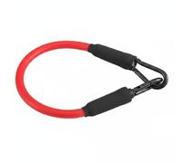 Amagogo Banda de Resistencia para Mujeres Banda Elástica de Piernas Correa para Patada de Glúteos Tobillera Acolchada de Tensión Controlada en Látex Adecuada, Rojo, 15 Libras