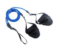 Amagogo Banda elástica para Fortalecer los Brazos de natación con Paleta, Cuerda de tracción para Entrenamiento de Fitness, Bandas de Ejercicio Profesionales, Azul 40 Libras