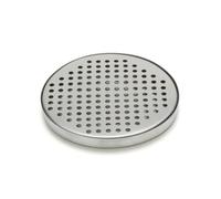 Amagogo Bandeja Recoge Líquidos de Acero Inoxidable Diseño Perforado Resistente a la Deformación Gestión de Condensación Adecuada para Estaciones de Café Espacio Doméstico, 180 Mm