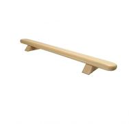 Amagogo Barra de Gimnasia de Madera Barra de Flexiones Soporte Estable Equipo de Fuerza de una Pieza Agarre Elevado para Fondos y Planchas Adecuada para Sesiones de Rehabilitación Preparación Física