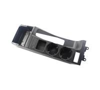 Amagogo Base de moldura de Consola Central, Accesorios Interiores, repuestos, portavasos de Consola Central, reemplazo Directo para E46 328i 325i, Negro