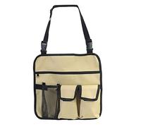 Amagogo Bolsa organizadora para reposabrazos de silla, organizador para silla de playa al aire libre, bolsa de almacenamiento para colgar en el asiento, bolso, Khaki