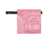 Amagogo Bolsa para Tijeras de Peluquería, Soporte para Tijeras de Salón, Versátil, Multibolsillo, Bolsa de Cintura Profesional para Peluquero, Clips, Rosa