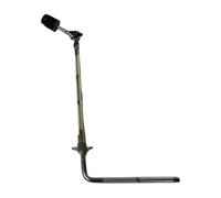 Amagogo Brazo de platillo montado en tambor, soporte montado en platillo, piezas de tambor, soporte reforzado de Metal profesional, abrazaderas de platillo, Modelo de Longitud