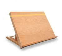 Amagogo Caballete de Mesa Plegable Tablero de Dibujo Atril de Escritorio Soporte de Pintura con Estante Diseño Plegable Ahorra Espacio Fija Lienzos y Carteles, HBJ-2（A3画板架）
