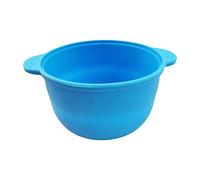 Amagogo Calentador de cera de silicona Recipiente de fusión de escala Profesional Reutilizable Lavable a prueba de fugas Calentador de cera suave, Azul
