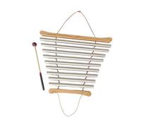 Amagogo Campanas de mano con palo, juguete musical afinado, instrumento de percusión, campana de energía para la gestión del aula, niños.