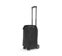 Amagogo Carrito de Compra Plegable con Bolsa Carrito de Mano Carrito de Transporte Carro Auxiliar con Bolsa Desmontable Impermeable y Bastón Metálico, Negro