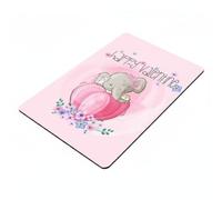 Amagogo Children Colchoneta Esterilla Tapete Alfombrilla para Ejercicios de Piso con Textil Tipo ante Agradable al Tacto y Base, Rosa, Elefante, Corazón, Feliz Día De San Valentín
