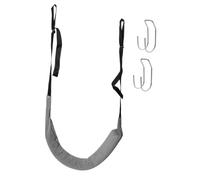 Amagogo Cinturón retractor lumbar con correa elástica de tracción, portátil, para familias, personas discapacitadas, arnés espinal ajustable, cinturón de, con Gancho Gris