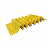 Amagogo Colchoneta Aislante para Exteriores Tapete de Camping en Espuma Plegable Anti Humedad con Textura de Fácil de Adecuada para Viajes Picnic Excursiones Siestas al Aire Libre, Amarillo