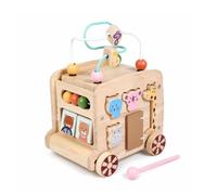 Amagogo Cubo Actividas Interactivo, Style to 1 | Motricidad Fina, Cubo Actividas con Clasificador Formas, Educativo, para Guarría, Niños Pequeños