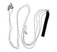 Amagogo Cuerda de guía para Caballos, Cuerda de Entrenamiento Ecuestre, Trenzada práctica con polea Ajustable y Bloqueo. También Sirve como de Entrenamiento