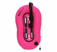 Amagogo de Buceo de Nylon de Compensación Dispositivo de Flotabilidad Bolsa Donut con Material Cordura y TPU Control Estable del Trim y Flotabilidad de 25lbs, Rosa Fluorescente