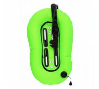 Amagogo de Buceo de Nylon de Compensación Dispositivo de Flotabilidad Bolsa Donut con Material Cordura y TPU Control Estable del Trim y Flotabilidad de 25lbs, Verde Fluorescente