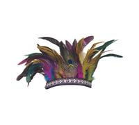 Amagogo de plumas, bohemio para juegos de rol, burlesque, disfraz de Halloween, Niños Coloridos