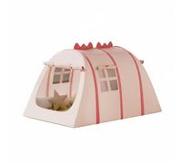 Amagogo Dinosaurio para Niños con Diseño Adorable y Mecanismo de Apertura Automática Hecha de Tela Oxford Resistente Adecuada para Juegos en Interiores Exteriores Playa, Rosa, S A