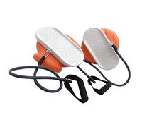 Amagogo Disco de Torsión de Cintura Dividida Silencioso con Manijas Máquina de Torsión de Cintura para Cintura de Entrenamiento, Naranja