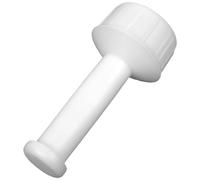 Amagogo Dispensador de film estirable compacto, accesorios robustos para envolver, dispensador manual profesional de film estirable retráctil con asa, Blanco