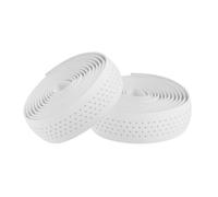 Amagogo Empuñadura de Bicicleta Cinta de Manillar Agarre Antideslizante Envoltura Cubierta Base EVA Que Reduce Impactos y Vibraciones Instalada, White
