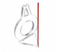 Amagogo Entrenador de con Ayuda de Alineación Cuerpo Acrílico Resistente Barra Vertical de Referencia y Diseñado para Adecuado para Práctica Entrenamiento Personal, para Billar De Snooker 52.5mm