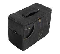 Amagogo Estuche de almacenamiento para amplificador de guitarra, bolsa de viaje, multifuncional, a prueba de golpes, organizador de altavoces para viajes, Negro 40x30x18cm