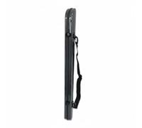 Amagogo Estuche de Arco de Carbono Doble para Violín Funda de Transporte Caja Antigolpes con Correa y Cierre Seguro Material Fibra de Carbono Adecuado para, Negro Con Textura De Carbono