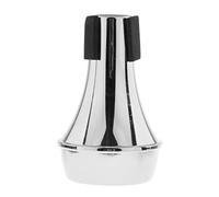 Amagogo Fácil instalación Trompeta Práctica Mute Silenciador Cuerdas Mute Tool Practice Slience Reductor de ruido Mute Trumpet Mute Silenciador para reemplazo, Plata