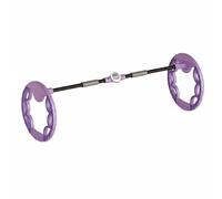 Amagogo Fitness Roller Wheel Rodillo Abdominal Rodillo Core Rueda Ejercicio con Rodamientos Silenciosos y Tubo Reforzado Equilibrio y Control Mejorados, Púrpura