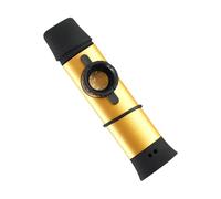 Amagogo Flauta Kazoo con membranas, regalo, juguete práctico, fácil de tocar, único, compacto, mini kazoo, instrumento musical para niños, adultos y, Oro