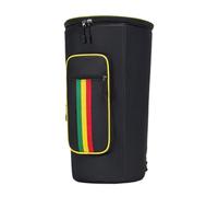 Amagogo Funda para djembé, funda para tambor africano con correas ajustables, mochila transpirable y gruesa para tambor africano, 12inch