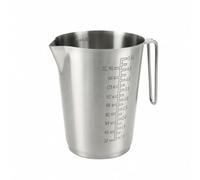 Amagogo Jarra Medidora Acero Inoxidable 304 Taza de Medición Jarra con Asa Lateral Robusta y Vertedora para Flujo Suave Adecuada para Panadería Preparación de Postres Cocina, 5L