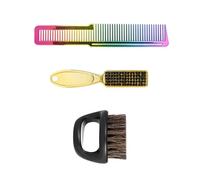 Amagogo Juego de peine para cortar el cabello, de peine para el cabello, multifunción, profesional, plana, cortador, juego de peine, Degradado de color