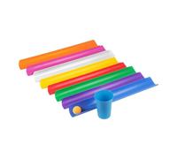 Amagogo Juegos de desafío de tuberías, Juegos de Actividades de formación de Equipos, Juegos de Fiesta grupales Multicolores, Kit de tuberías para Fiestas de, 50CM