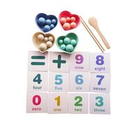 Amagogo Juguete de matemáticas para, Juego de Cuentas con Clip, Juego de combinación, coordinación Ojo-Mano, de Cuentas, Juguete matemático para niños