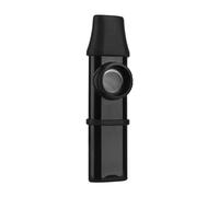 Amagogo Kazoo flauta mini fácil de aprender para principiantes instrumentos musicales de ajuste de piano para el ukulele violin teclón de regalo de regalo, Negro