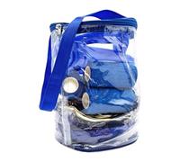 Amagogo Kit de Ecuestre con Bolsa de Almacenamiento. Suministros y para Montar, Practicar en Granja, en el Pasto y en el, Azul