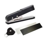 Amagogo Kit de punzón para púas de guitarra, cortador de púas, ligero, para bricolaje, resistente, fácil de usar, de hierro, repuesto profesional, piezas de, a