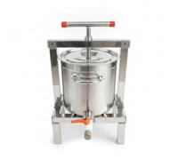 Amagogo Máquina de Extracción Extractor Vertical Cámara con Tapa Manijas Laterales y Salida Inferior Adecuada para Procesamiento de Panales Cooperativas Apícolas Obradores, Array, Rojo