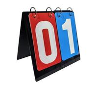 Amagogo Marcador Deportivo de Mesa con de puntuación de 2 dígitos, Manual, para bádminton, fútbol, Exteriores.