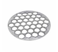 Amagogo Molde para Empanadillas Molde Bandeja Ravioles Herramienta Cocina en Aleación de Aluminio Antiadherente para Preparar Hasta 37 Unidades Fácil de Usar, 205G 37 Agujeros