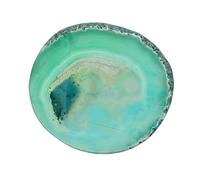 Amagogo Natural Piedra Irregulares Cristal Colgante Pendiente Hecho a Mano sin Adecuado para Decoración de Mesa Arte y, Verde, tal como se describe