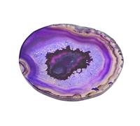 Amagogo Natural Piedra Irregulares Cristal Colgante Pendiente Hecho a Mano sin Adecuado para Decoración de Mesa Arte y, Púrpura, tal como se describe