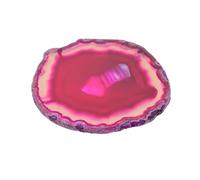 Amagogo Natural Piedra Irregulares Cristal Colgante Pendiente Hecho a Mano sin Adecuado para Decoración de Mesa Arte y, Fuschia, tal como se describe