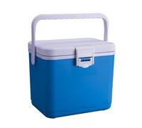 Amagogo Nevera Portátil Caja Enfriadora Contenedor Térmico Refrigerador Rígido con Cuerpo Sólido y Asa de Transporte Tapa Plana y Cierre Delantero Aislamiento, Azul, PU De Alta Gama
