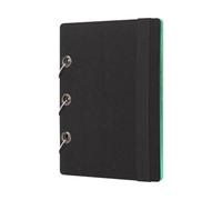 Amagogo Páginas de exhibición de Pines de Esmalte, Libro de exhibición de Pines para coleccionistas, Tablero de coleccionables Negros, Carpeta de Libro de, Verde