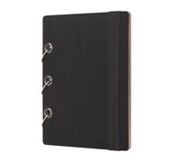 Amagogo Páginas de exhibición de Pines de Esmalte, Libro de exhibición de Pines para coleccionistas, Tablero de coleccionables Negros, Carpeta de Libro de, Rosa