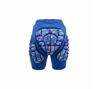 Amagogo Pantalones Protectores Niños Cortos Deportivos Protección Impactos EVA Cómodos para Ejercicios Balance Bicicleta Invierno Actividades Recreativas , Azul , 130-M 4-7 Años Cintura 48cm
