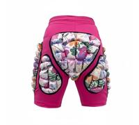 Amagogo Pantalones Protectores Niños Cortos Deportivos Protección Impactos EVA Cómodos para Ejercicios Balance Bicicleta Invierno Actividades Recreativas , Rosa , 130-M 4-7 Años Cintura 48cm